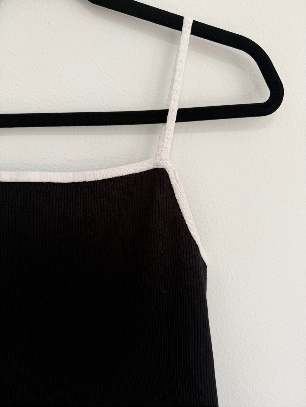 Anthropologie Daily Practice Square Neck Mini Dress Black L - Picture 5 of 8